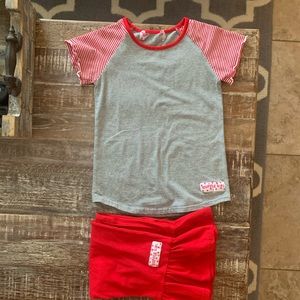 Ruffle Girl Top & Crop Pant sets